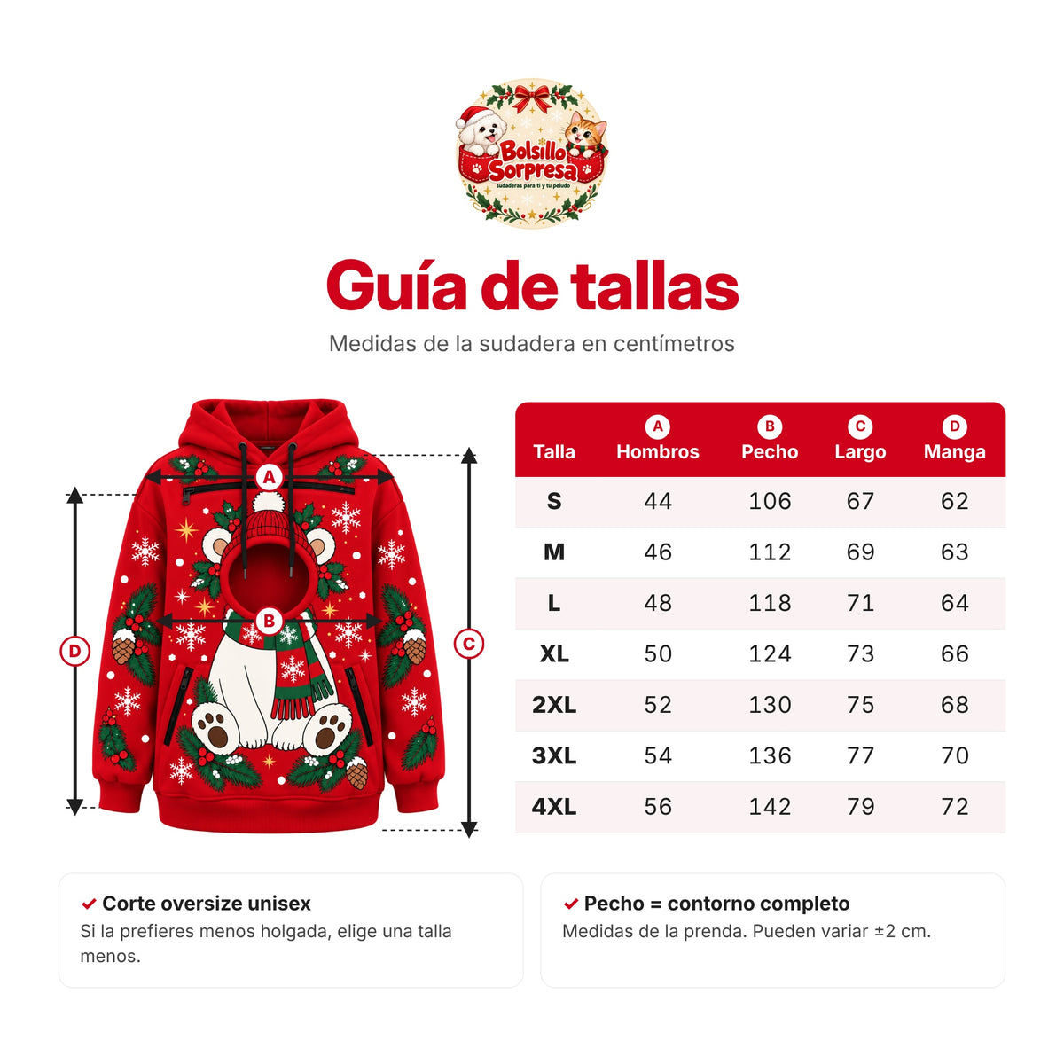 Sudadera Navideña para Ti y tu Peludo – Siempre Juntos, Siempre Calentitos