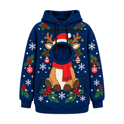 Sudadera Navideña para Ti y tu Peludo – Siempre Juntos, Siempre Calentitos